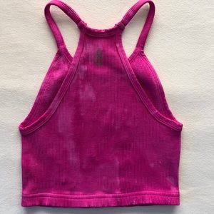 Custom Tie Dye Free People Happiness Runs Crop